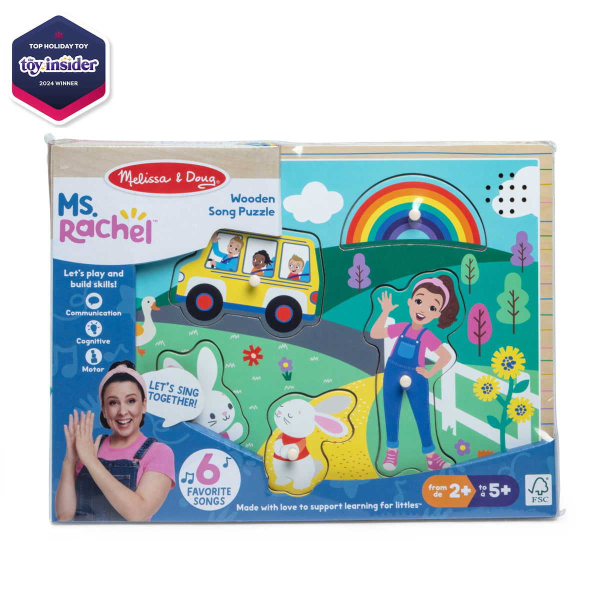 Ms. Rachel™ Wooden Song Puzzle – 6 Pieces