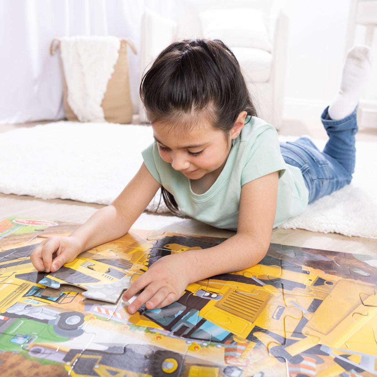 Building Site Floor Puzzle - 48 Pieces